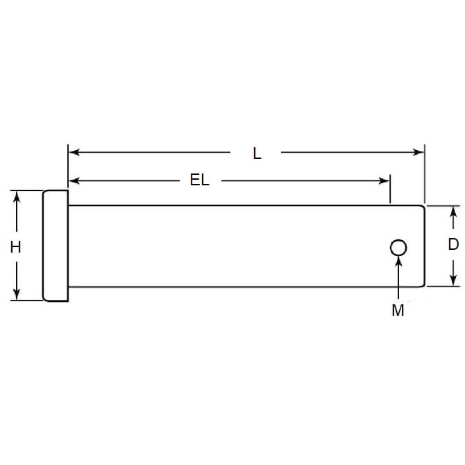 CLP-064-0440-S6 Clevis Pin (Remaining Pack of 15)