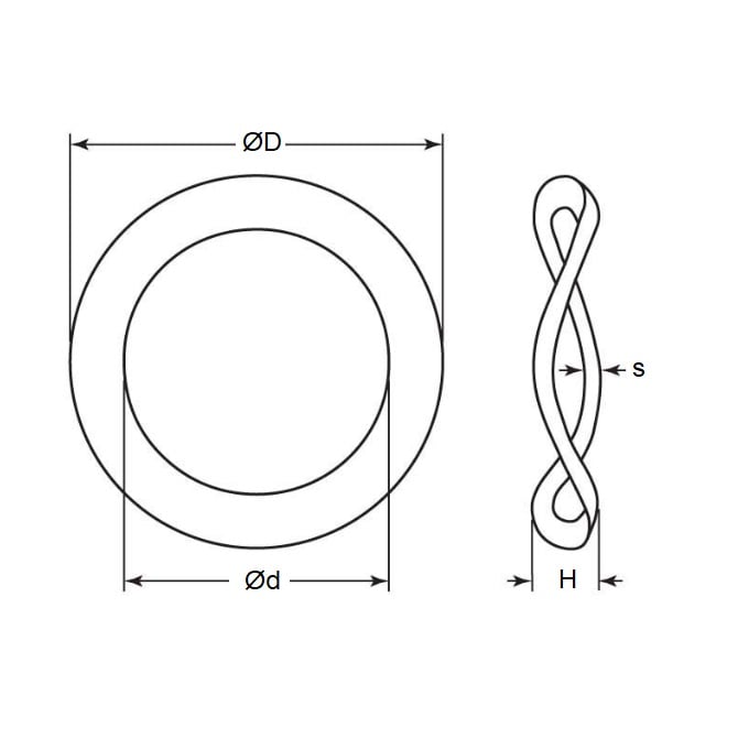 Rondella elastica W0127-T-020-013-W3-C (confezione da 50)