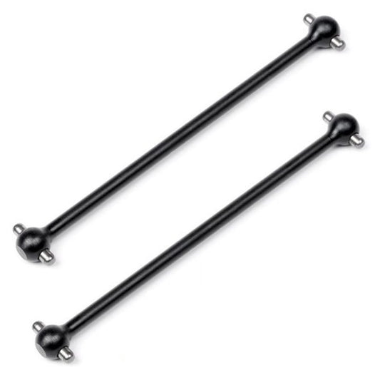Hobby Accessory  123 x 12 x 6 mm  - Dogbones - Black - MBA  (Pack of 2)
