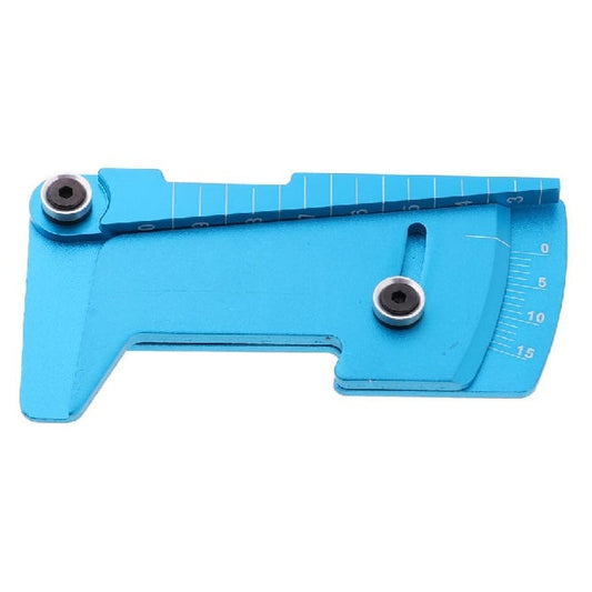 Tool    1/10 Scale  - Tyre Camber Gauge for Remote Control Cars Aluminium - Blue - MBA  (Pack of 1)