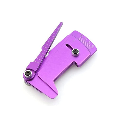 Tool    1/10 Scale  - Tyre Camber Gauge for Remote Control Cars Aluminium - Purple - MBA  (Pack of 1)