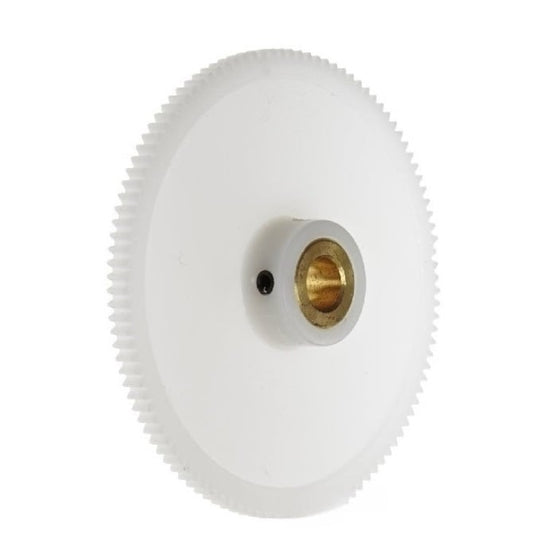 Spur Gear   42 Tooth x 46.6mm Dia. x 6mm Wide with 7.94mm Bore  - 24DP 20 Degree Plastic with Insert - 42 Teeth - MBA  (Pack of 1)