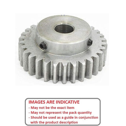 Spur Gear  120 x 42.33 x 4.762 mm  - 72DP Aluminium - MBA  (Pack of 1)