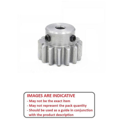 Spur Gear   25 Tooth x 14.3mm Dia. x 3mm Wide with 4.76mm Bore  - 48DP 20 Degree 2024 Aluminum Alloy - 25 Teeth - MBA  (Pack of 1)