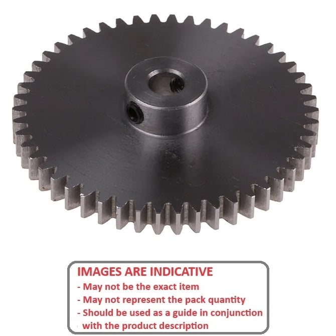 Spur Gear  126 x 44.45 x 6.35 mm  - 72DP Stainless - MBA  (Pack of 4)