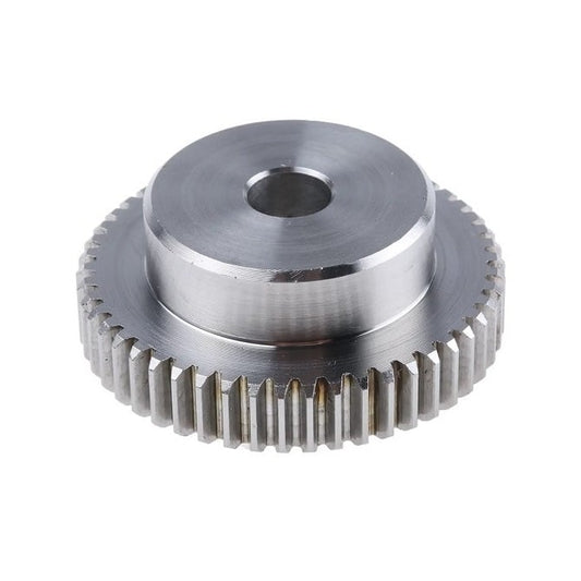 Spur Gear   48 Tooth x 39.7mm Dia. x 5mm Wide with 6.35mm Bore  - 24DP 20 Degree 303 Stainless Steel - 48 Teeth - MBA  (Pack of 1)