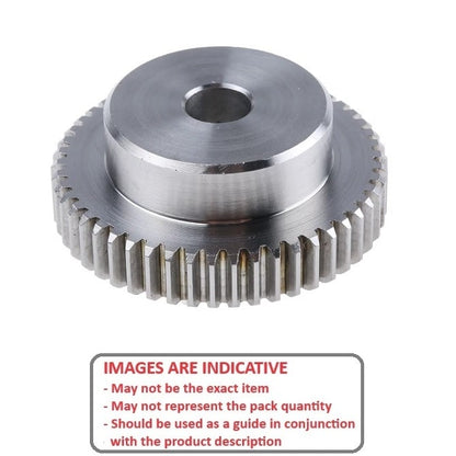 Spur Gear   30 Tooth x 17mm Dia. x 5mm Wide with 6.35mm Bore  - 24DP 20 Degree 303 Stainless Steel - 30 Teeth - MBA  (Pack of 1)