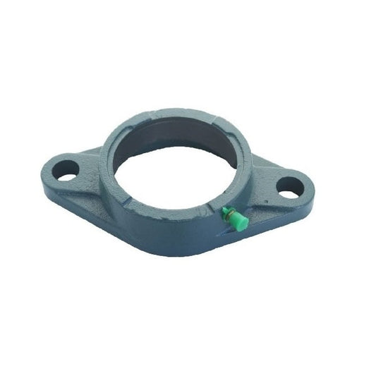 Bearing Housing   60 x 113 x 33.300 mm  - Flanged 2 Bolt Hole Cast Iron - MBA  (Pack of 1)