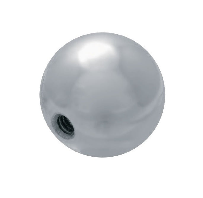 Pomello a sfera 1/2-13 UNC x 50 mm - Alluminio filettato - Femmina - MBA (confezione da 1)