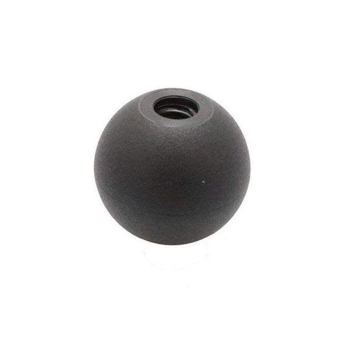 Bouton Boule M4 x 16 mm - Fileté Avec Insert Plastique Moulé Thermoplastique - Femelle - MBA (Pack de 1)