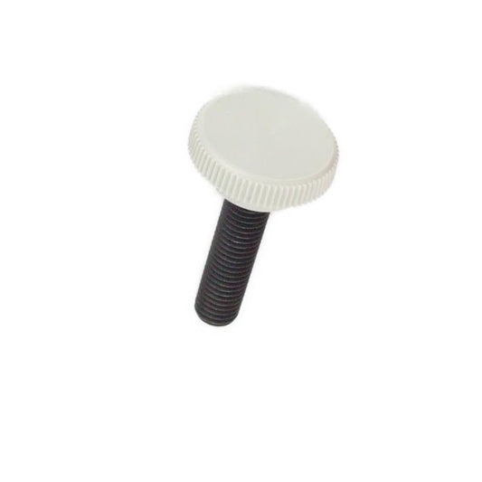 Thumb Knob    1/4-20 UNC x 19.05 mm  - with Cap Screw Plastic - Grey - Male - MBA  (Pack of 6)