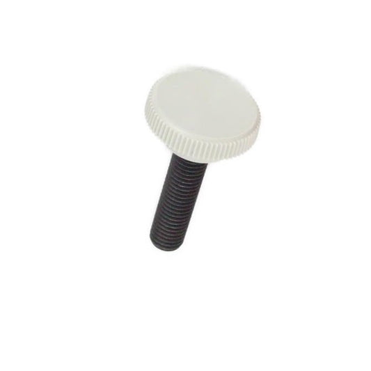 Thumb Knob    4-40 UNC x 7.94 mm  - with Cap Screw Plastic - Grey - Male - MBA  (Pack of 2)
