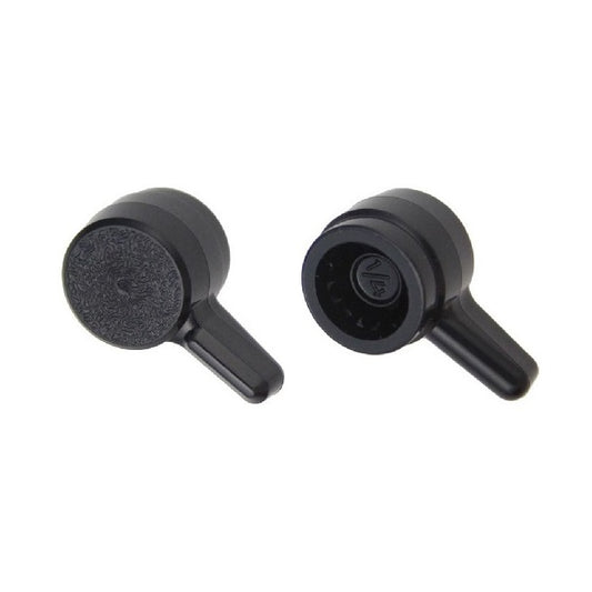 Thumb Knob    1/4  x 17.46 mm  - for Cap Screw Use Own Screw Plastic - Black - Press On Cap Screw - L Shape  - MBA  (Pack of 50)