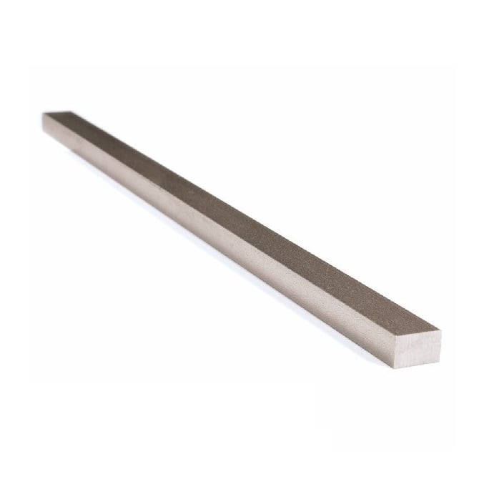 Keysteel rectangulaire Longueur 3,175 x 6,35 x 1800 mm - Longueur stock en acier au carbone - Rectangulaire - Sous-dimensionné - Standard - ExactKey (Pack de 1)