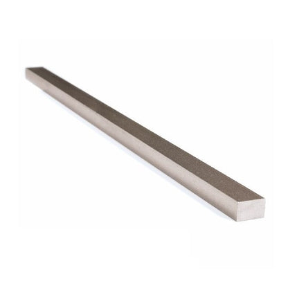 Keysteel rectangulaire Longueur 3,175 x 6,35 x 1800 mm - Longueur stock en acier au carbone - Rectangulaire - Sous-dimensionné - Standard - ExactKey (Pack de 1)