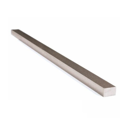 Keysteel rectangulaire Longueur 3,175 x 6,35 x 300 mm - Longueur stock en acier au carbone - Rectangulaire - Surdimensionné - ExactKey (Pack de 1)