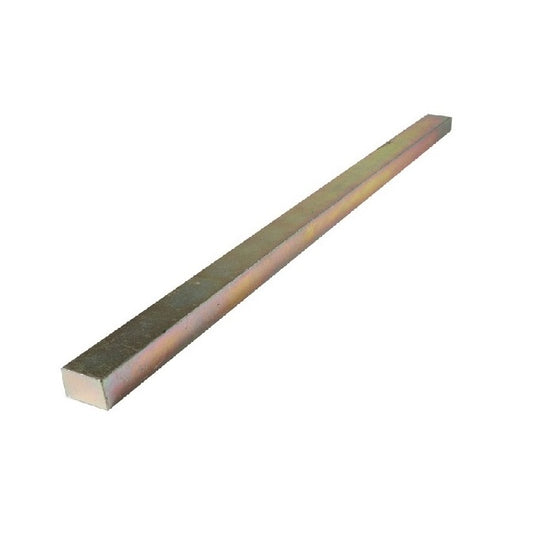 Rectangular Keysteel Length    4.763 x 9.525 x 300 mm  - Stock Length Carbon Steel Zinc Plated - Rectangular - Undersized - Standard - ExactKey  (Pack of 2)