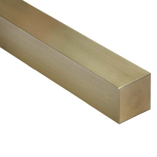 Square Keysteel Length   12.7 x 12.7 x 300 mm  - Stock Length Brass - Square - ExactKey  (Pack of 1)