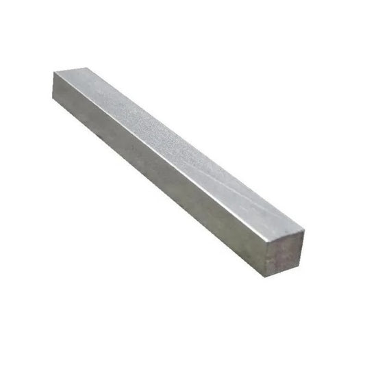 Square Keysteel Length    6.35 x 6.35 x 1800 mm  - Stock Length Stainless 316 - A4 - Square - Undersized - Standard - ExactKey  (Pack of 1)