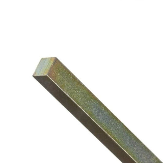 Keysteel carré longueur 8 x 8 x 300 mm - Longueur stock en acier au carbone zingué - Carré - Sous-dimensionné - Standard - ExactKey (Pack de 1)