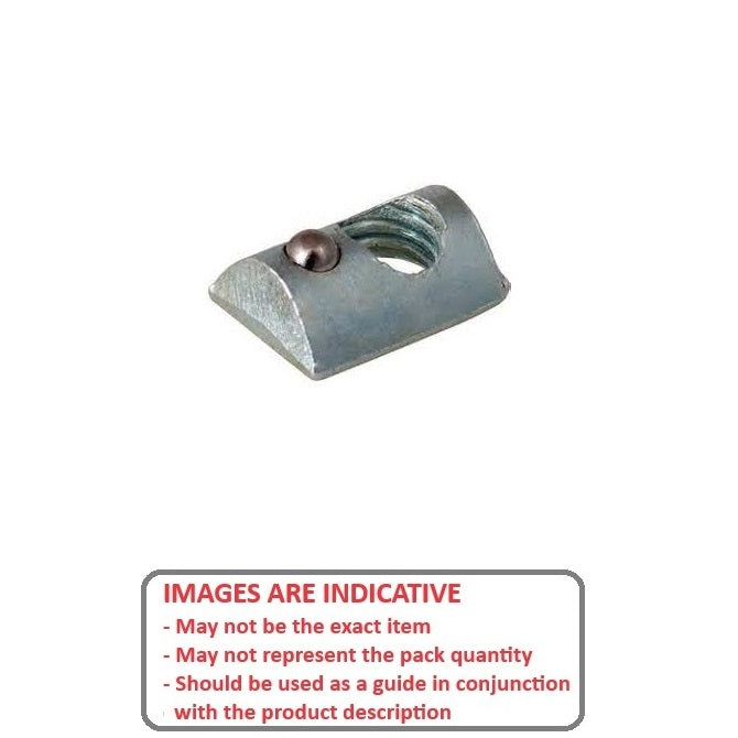 Leadscrew Actuator    M4 mm  - Slot Nut for Slotted Base Steel - MBA  (Pack of 1)
