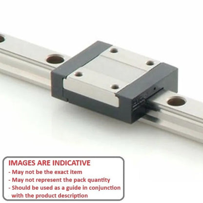 Miniature Profile Rail System  188.69 x 1 x 110 mm  - - - MBA  (Pack of 1)