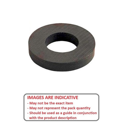 Ceramic Ring Magnet  133.35 x 58.72 x 19.05 mm  - - - MBA  (Pack of 1)