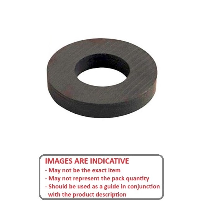 Ceramic Ring Magnet   41.22 x 17.91 x 4.75 mm  - - - MBA  (Pack of 2)