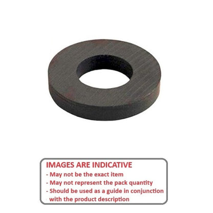 Ceramic Ring Magnet   73.02 x 22.22 x 6.35 mm  - - - MBA  (Pack of 1)