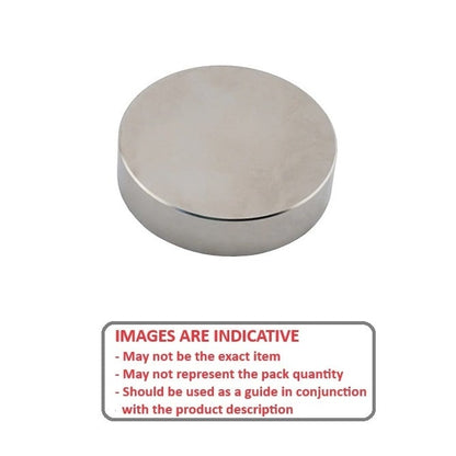 Magnete 5,59 x 2,54 mm - Neodimio placcato in terre rare 35 - MBA (confezione da 1)