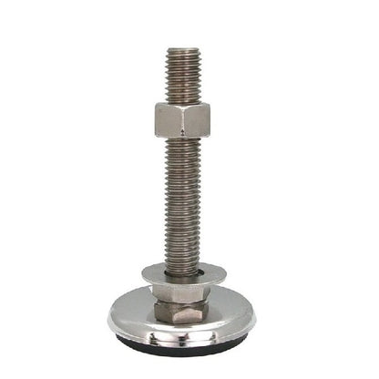 Anti-Vibration Mount  907.2 Kg - 5/8-11 UNC - 101.6 x 98 mm  - Stud Stainless 303-304 - 18-8 - A2 - Anti-Vibration - MBA  (Pack of 1)