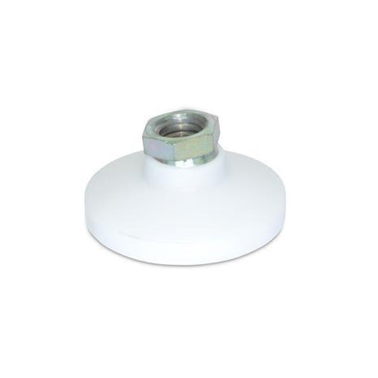 Levelling Mount   10-32 UNF x 19.1 x 4.3 - 70kg mm  - Socket Stainless 303 with Acetal Pad - Swivel - MBA  (Pack of 1)