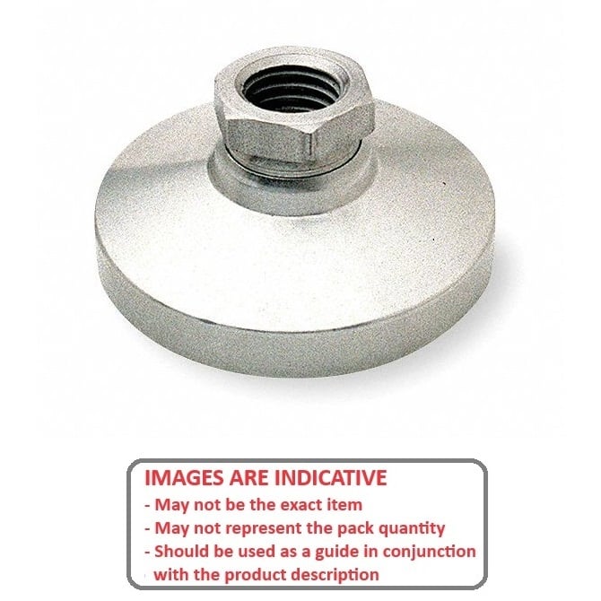 Levelling Mount    1/2-13 UNC x 47.6 x 11.2 - 2270kg  - Socket Stainless 316 - A4 - MBA  (Pack of 1)