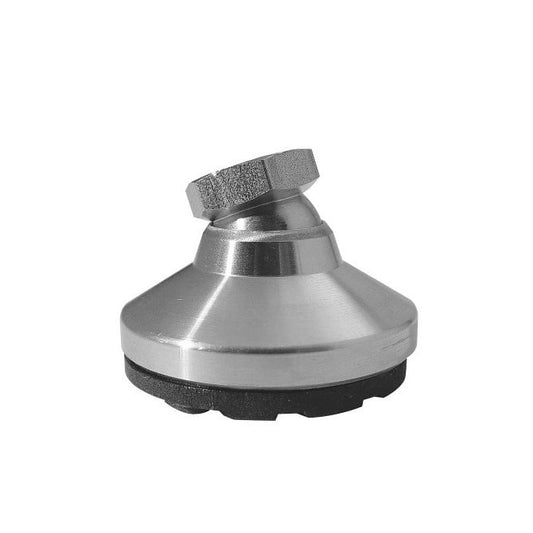 Levelling Mount    1/4-20 UNC x 25.4 x 7.9 - 450kg  - Socket Stainless 303 with Rubber Pad - Swivel - MBA  (Pack of 1)