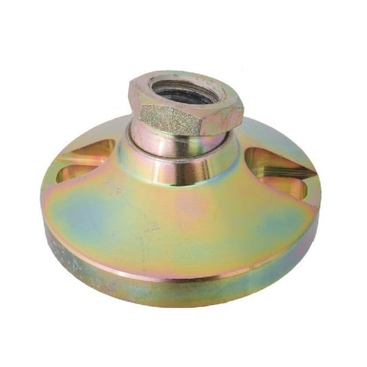 Levelling Mount    3/4-16 UNF x 76.2 x 12.70 - 3270kg mm  - Socket Gold Chromate - With Lag Holes - MBA  (Pack of 1)