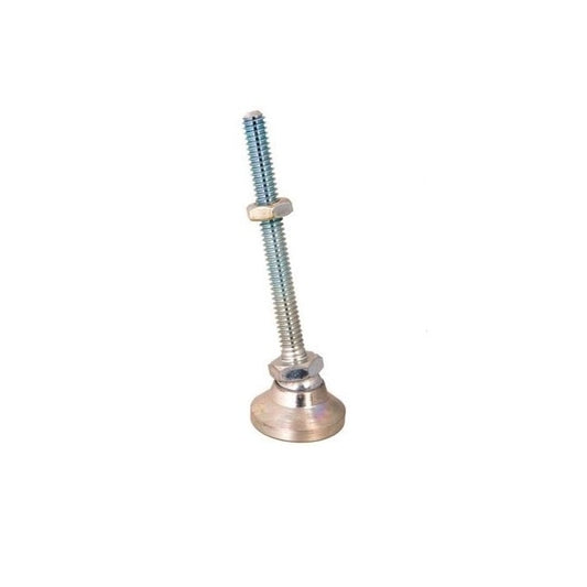 Levelling Mount    3/8-16 UNC x 31.8 x 50.8 - 1700kg mm  - Short Stud Clear Chromate - Swivel Leveling - MBA  (Pack of 25)