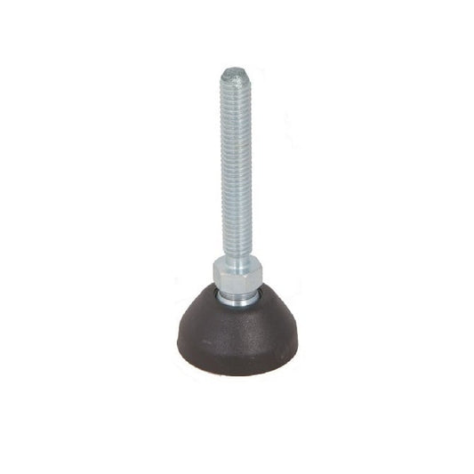 Levelling Mount    M12 x 39.1 x 64 - 315kg mm  - Stud Small Base Nylon and Stainless - Leveling - No Lag Holes - MBA  (Pack of 1)