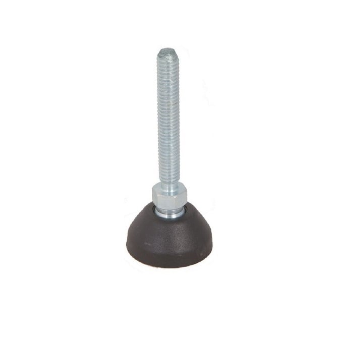 Levelling Mount    M12 x 48.8 x 123 - 315kg  - Long Stud Nylon and Steel - Leveling - No Lag Holes - MBA  (Pack of 1)