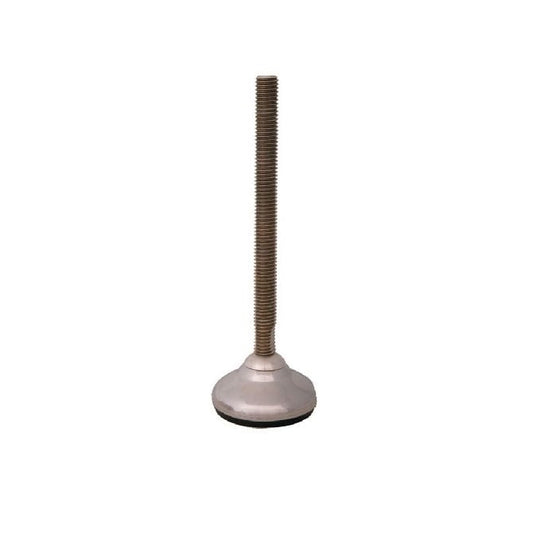 Levelling Mount    1/2-13 UNC x 80 x 101.6 - 1000kg mm  - Long Stud Hygienic Design Stainless 303-304 - 18-8 - A2 - Swivel 10 Deg - Leveling - Anchoring - Low Profile - MBA  (Pack of 1)