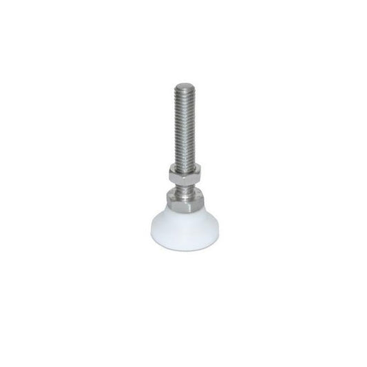 Levelling Mount   10-32 UNF x 19.1 x 50.8 - 70kg  - Stud Stainless 303 with Acetal Base - Swivel - MBA  (Pack of 1)