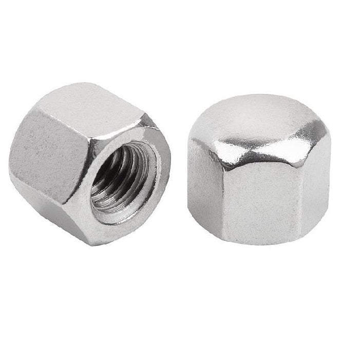 Cap Nut    M6 mm  -  Stainless 303-304 - 18-8 - A2 - MBA  (Pack of 10)