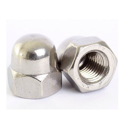 Dome Nut    M5 mm  -  Stainless 316 - A4 - MBA  (Pack of 100)