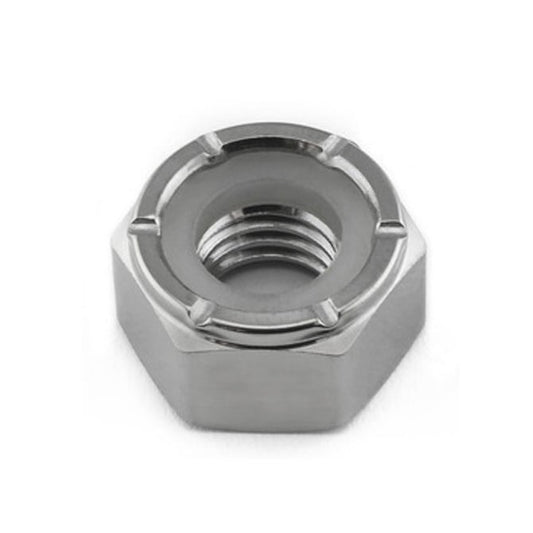Hexagonal Nut 8-32 UNC  - Insert Aluminium - MBA  (Pack of 25)
