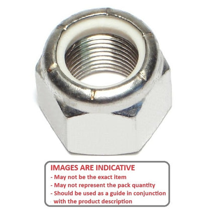 Hexagonal Nut    M4  - Insert Aluminium - MBA  (Pack of 15)