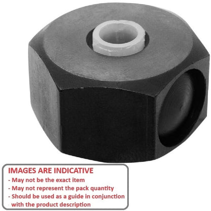 Quick Release Nut    5/16-18 UNC  -  Steel - Hex - MBA  (Pack of 1)