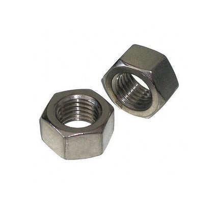 Hexagonal Nut    M4 mm  -  High Tensile Steel - MBA  (Pack of 50)