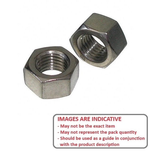 Hexagonal Nut    M6 mm  -  Alloy Steel - MBA  (Pack of 11)