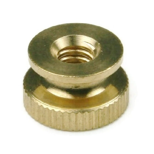 Thumb Nut 5/16-18 UNC x 10.3 mm  - Collared Brass - MBA  (Pack of 40)