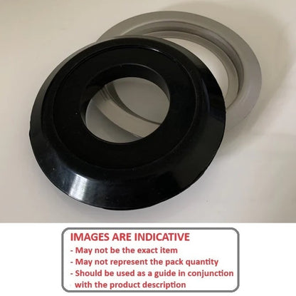 Oil Seal OS-P6693 36.3x59.2x15 Marine - Automotive Oil Seal - Marine Seal rotating outer sleeve runs on seal surface  - Automotive Marine Seal rotating outer sleeve runs on seal surface - MBA  (Pack of 10)