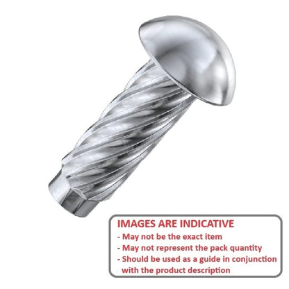 Hammer Drive Pin    2.10 x 6.3 mm  -  Stainless - MBA  (Pack of 5)
